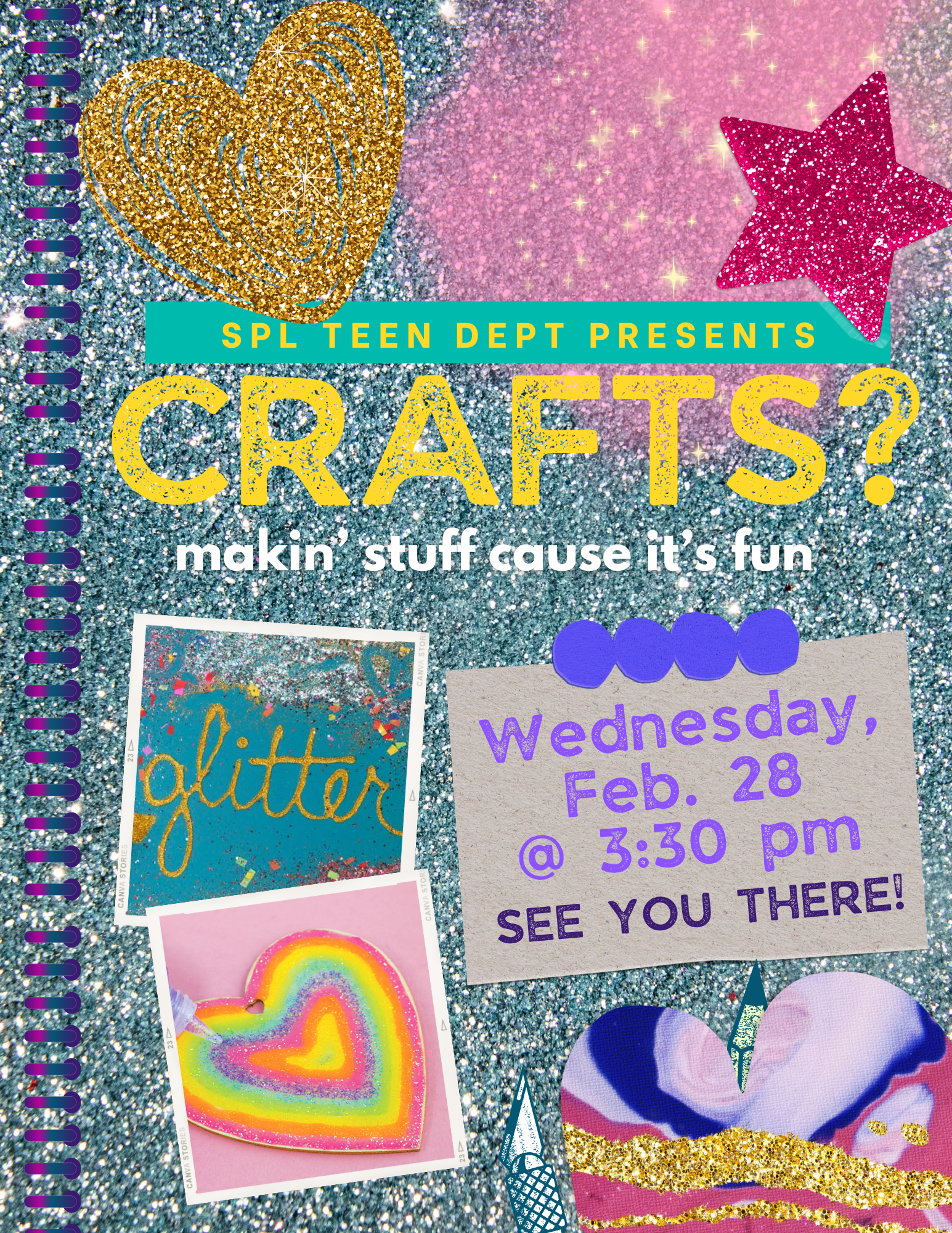 Flier for CRAFTS? February 2024 including info for event on 2/28/24