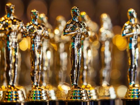 Oscar award statues