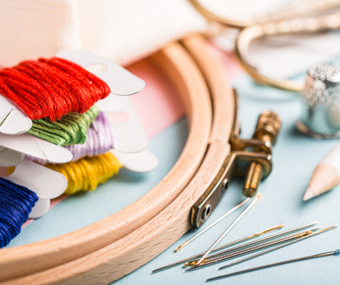 Cross stitch supplies