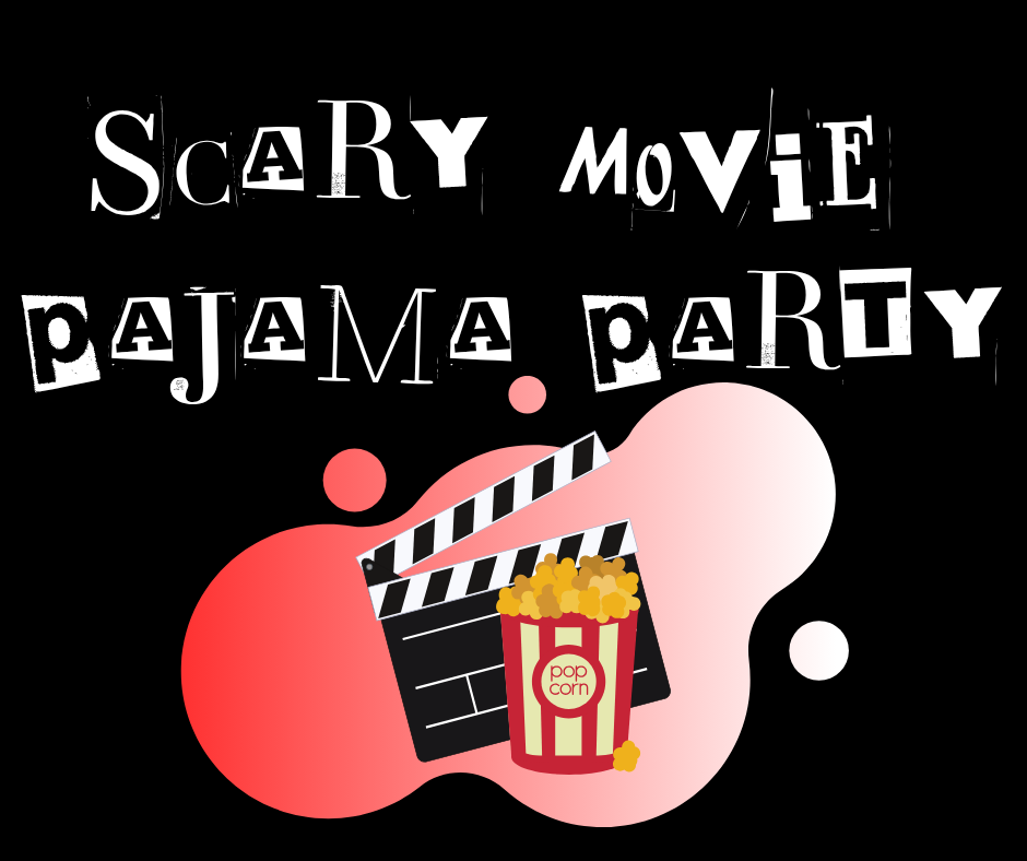 June 2025 logo for Scary Movie PJ Party