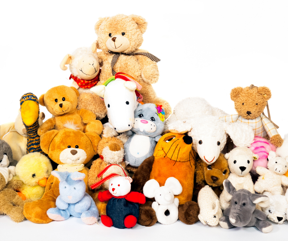 Pile of stuffed animals